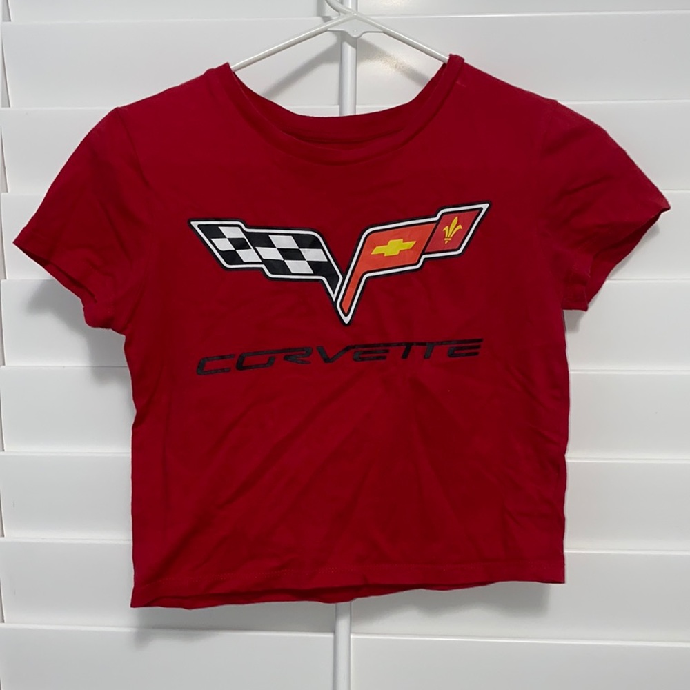 Red logo tee